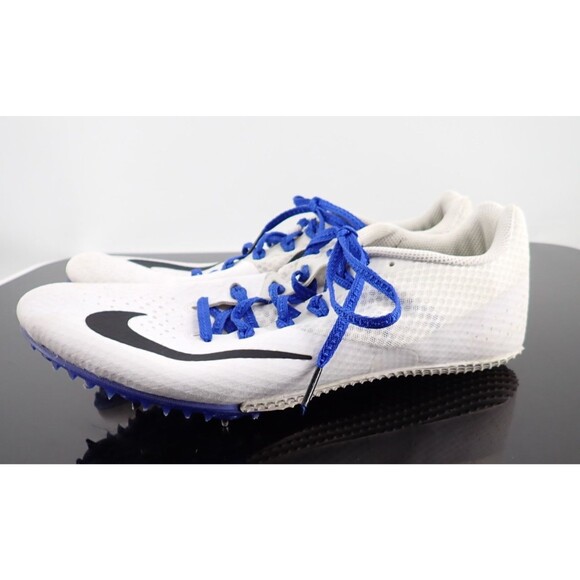 Nike Racing Rival 5 Sprint Men's Size 9.5 Track White Spikes Style 806554-100 - Picture 4 of 13